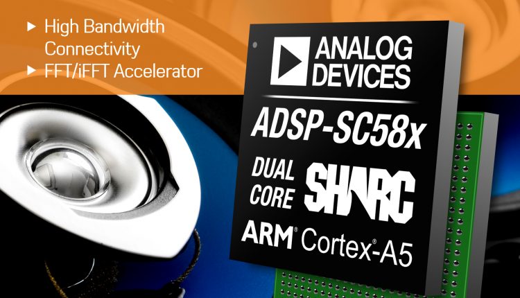 ADI ADSP-SC58x/ADSP-2158x Power Optimized Multicore SHARC® + AR