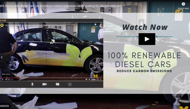 renewable diesel cars